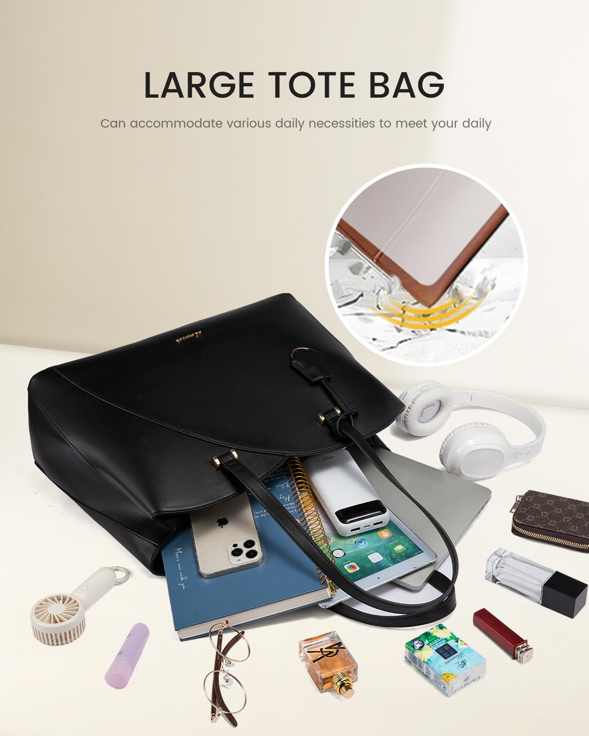 LOVEVOOK Damestas — Elegant, Ruim & Comfortabel voor Elke Generatie